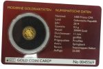 Колекційна золота монета "Спрингбок - Gold Coin Card" 0,5 г - Зображення 6