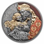 Колекційна срібна монета "The Golden Touch - Золотий Дотик" 62,2 г 2023 рік