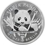 Колекційна срібна монета "SILBER PANDA - Срібна Панда" 1,94 г 2017 рік