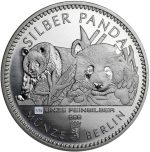Колекційна срібна монета "SILBER PANDA - Срібна Панда" 1,94 г 2016 рік