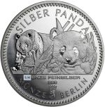 Колекційна срібна монета "SILBER PANDA - Срібна Панда" 7,78 г 2016 рік