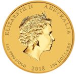 Колекційна золота монета “Lunar IІ – Рік Собаки” 31,1 г 2018 рік - Зображення 2