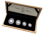Коллекционный набор платиновых монет "Кленовый Лист - Commemorative Maple Leaf Issue" 1989 год — изображение 3