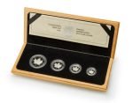Коллекционный набор платиновых монет "Кленовый Лист - Commemorative Maple Leaf Issue" 1989 год