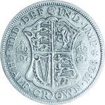 Колекційна срібна монета "Півкрони" 14,14 г 1928 рік - Зображення 2