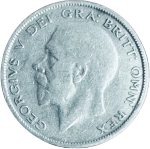 Колекційна срібна монета "Півкрони" 14,14 г 1928 рік