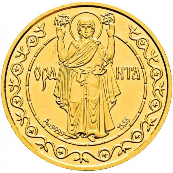IMG_20260508_234658_623 Колекційна золота монета "Оранта" 15,55 г 1996 рік - Зображення 1
