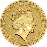 Колекційна золота монета “Звірі Королеви – Єль Бофорта” 31,1 г 2019 рік - Зображення 2