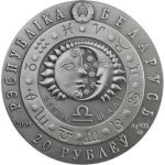Колекційна срібна монета "Терези" 28,28 г 2009 рік - Зображення 2