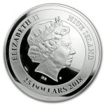 Колекційна срібна монета "Щаслива Сімка" 250 г 2018 рік - Зображення 3