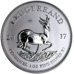 Колекційна срібна монета "Крюгерранд" 31,1 г 2017 рік